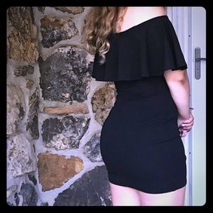 Black cocktail dress